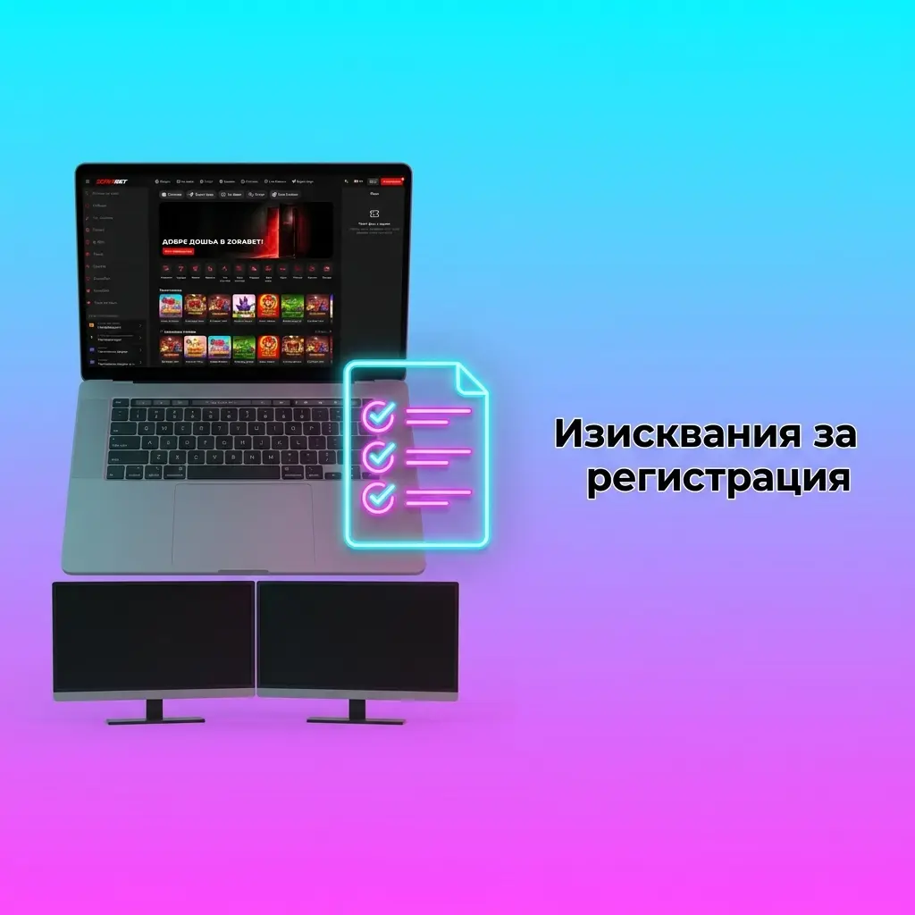 Изисквания за регистрация: пълнолетие, верни лични данни, документ за самоличност и един активен профил