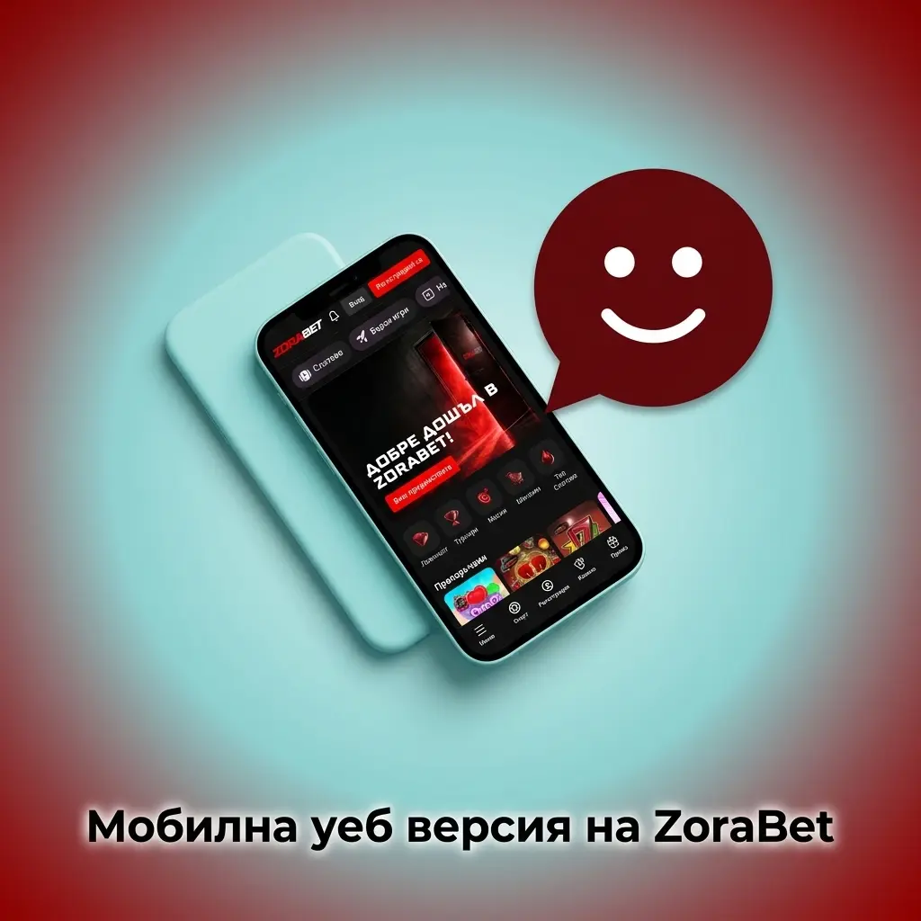 Мобилна версия на ZoraBet със спортни залози, казино, депозити и бонуси през браузър без изтегляне