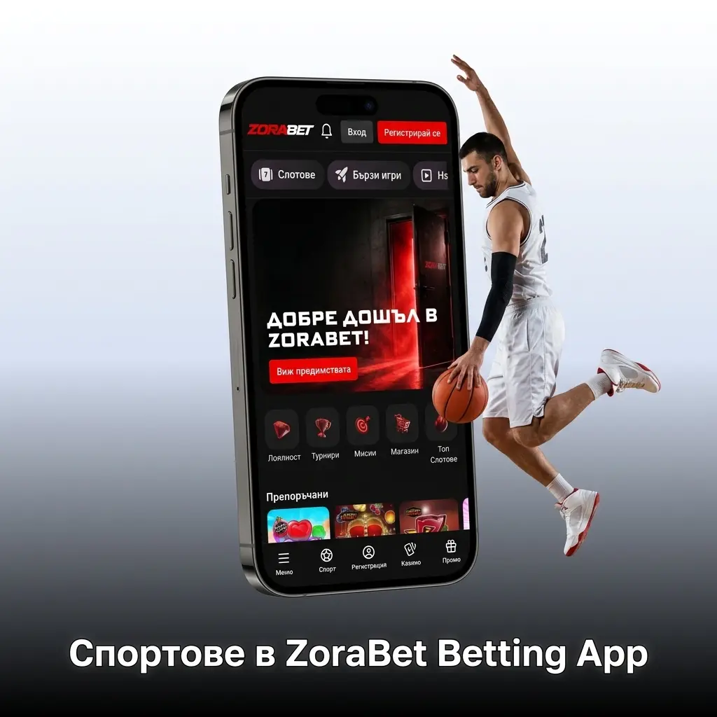 Спортове в приложението ZoraBet: футбол, тенис, баскетбол, залози на живо, коефициенти и е-спортове